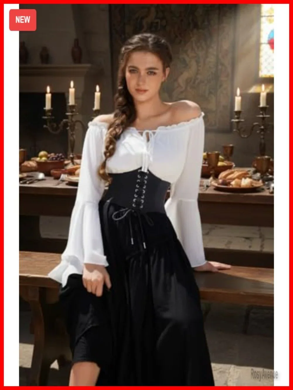 PU Leather Lace Up Cinch Waist Belt Corset Style Tie